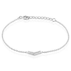 Bracelet Irina Argent Blanc Oxyde De Zirconium