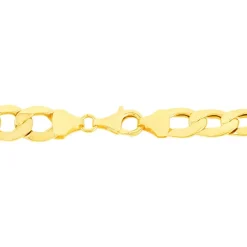 Bracelet Iris Or Jaune Maille Gourmette