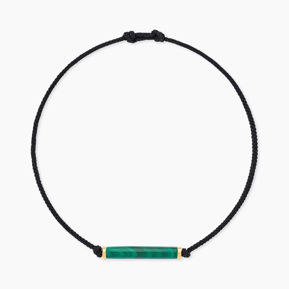Bracelet Irving Or Jaune Malachite