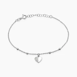 Bracelet Ishane Argent Blanc Oxyde De Zirconium