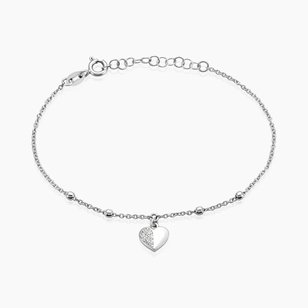 Bracelet Ishane Argent Blanc Oxyde De Zirconium