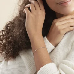 Bracelet Islah Argent Blanc