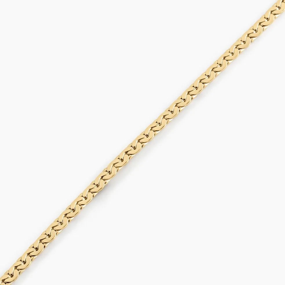 Bracelet Ivy Maille Haricot Or Jaune