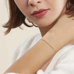 Bracelet Ivy Maille Haricot Or Jaune