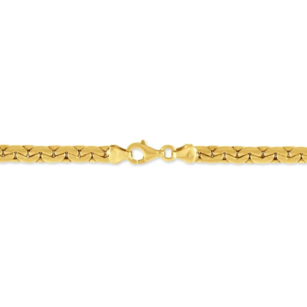 Bracelet Ivy Maille Haricot Or Jaune