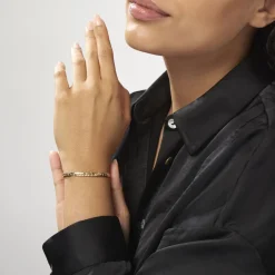 Bracelet Ivy Maille Haricot Or Jaune