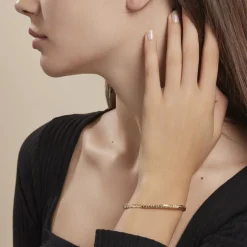 Bracelet Ivy Maille Haricot Or Jaune