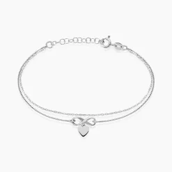 Bracelet Ivylou Argent Blanc