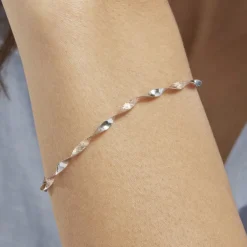 Bracelet Izar Torsadee Or Bicolore