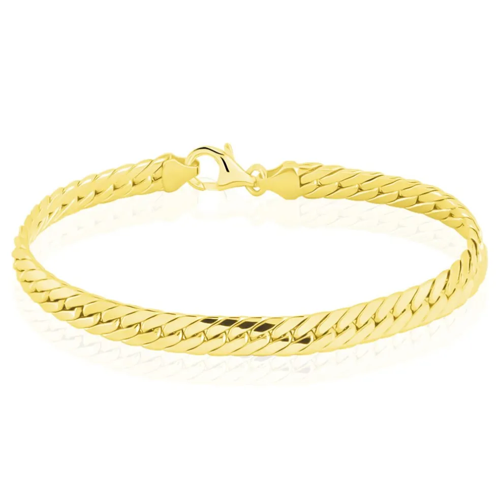 Bracelet Izel Maille Anglaise Or Jaune