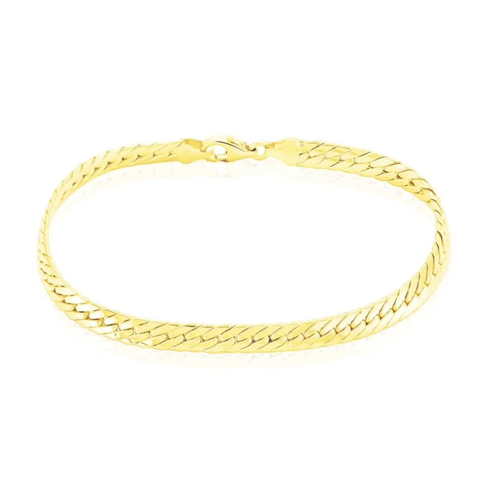 Bracelet Izel Maille Anglaise Or Jaune