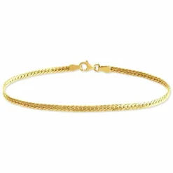 Bracelet Izel Maille Anglaise Or Jaune