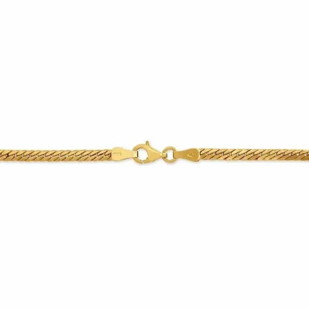Bracelet Izel Maille Anglaise Or Jaune