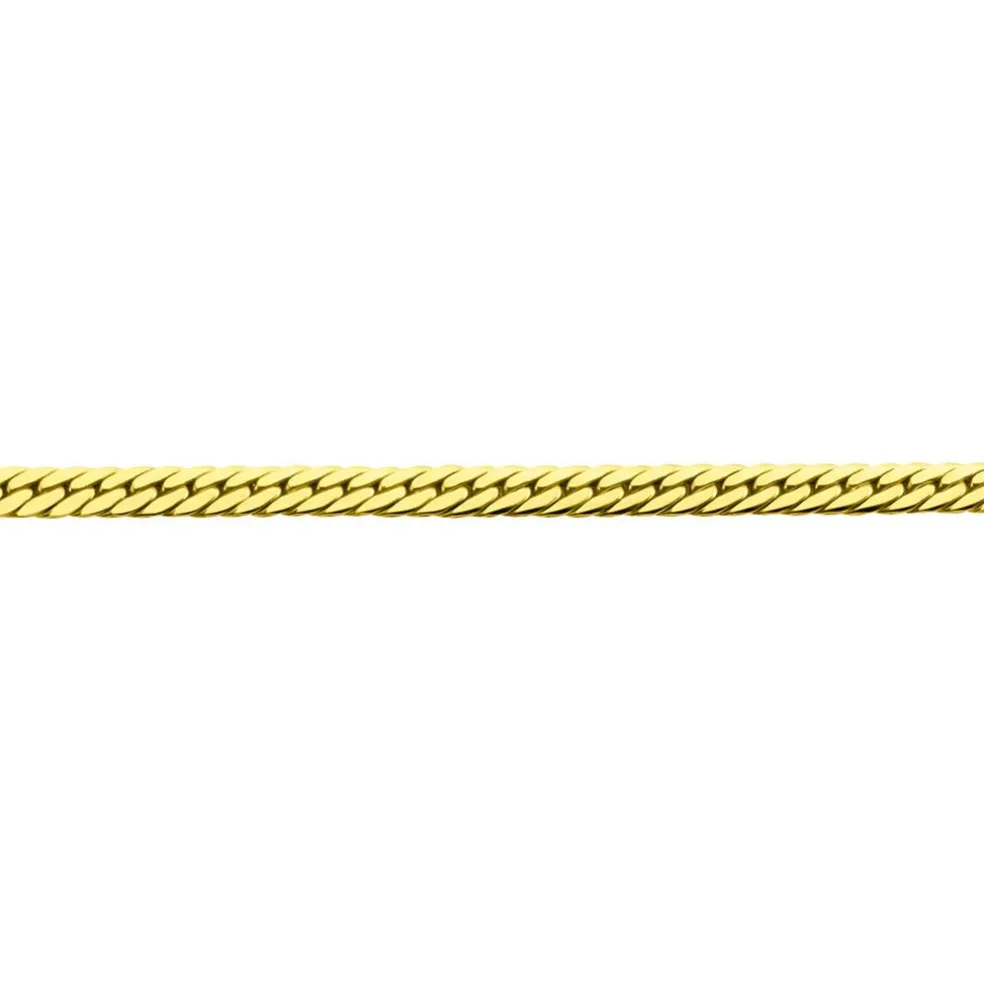 Bracelet Izel Maille Anglaise Or Jaune