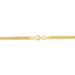 Bracelet Izel Maille Anglaise Or Jaune