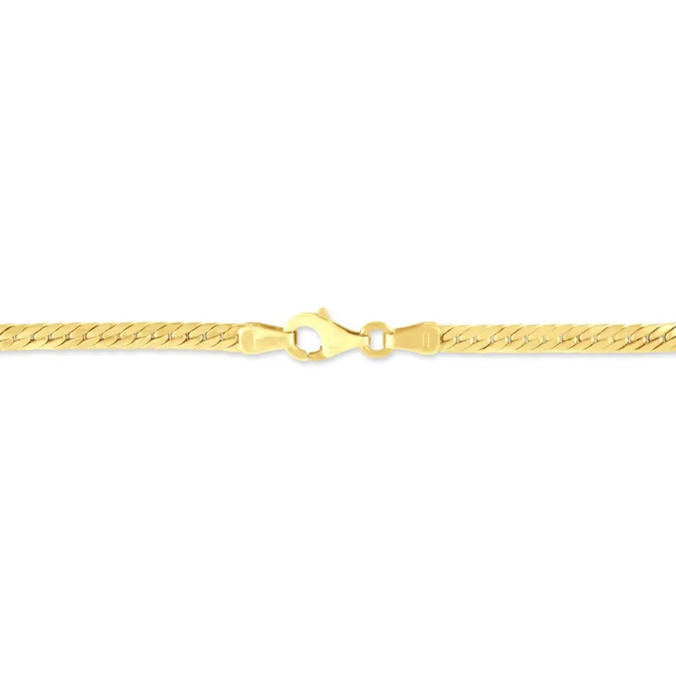 Bracelet Izel Maille Anglaise Or Jaune