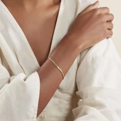 Bracelet Izel Maille Anglaise Or Jaune