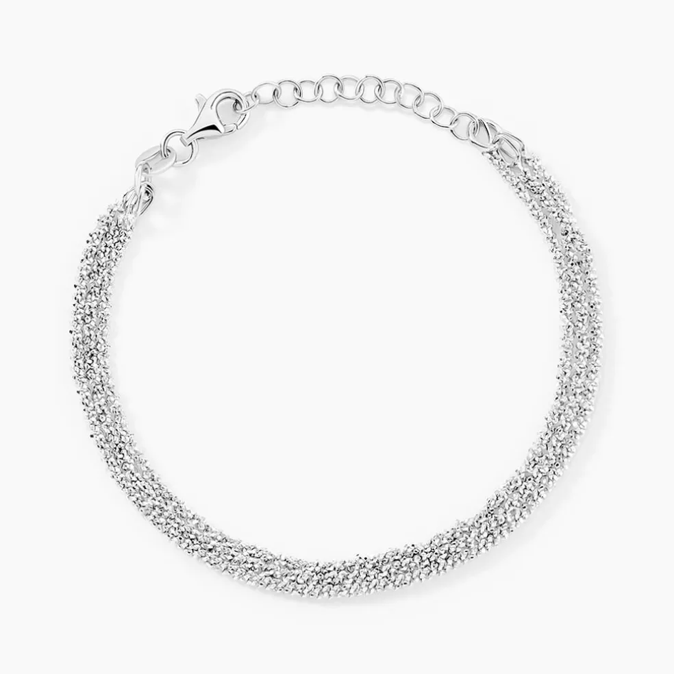 Bracelet Janelle Argent Blanc