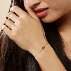 Bracelet Jannea Argent Rose Oxyde De Zirconium