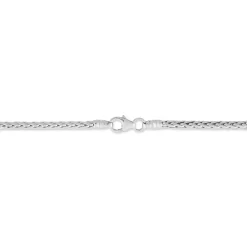 Bracelet Jany Maille Palmier Or Blanc