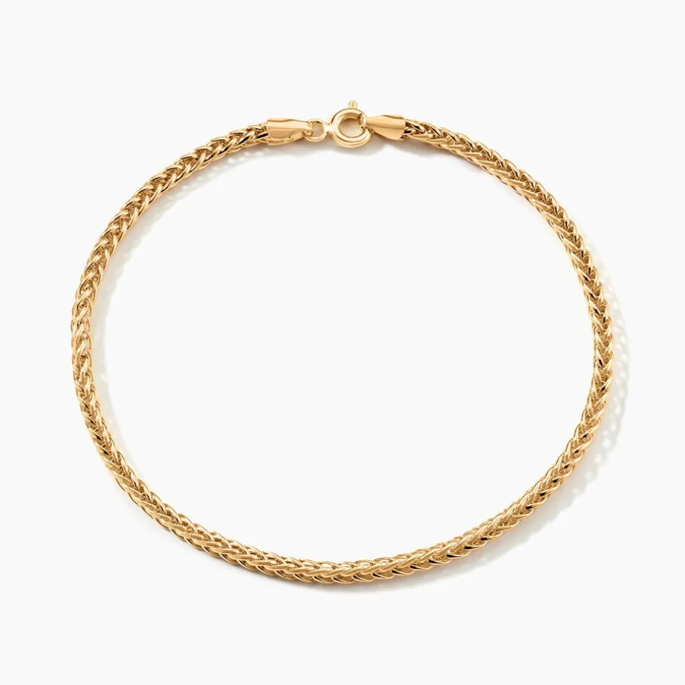 Bracelet Jany Maille Palmier Or Jaune