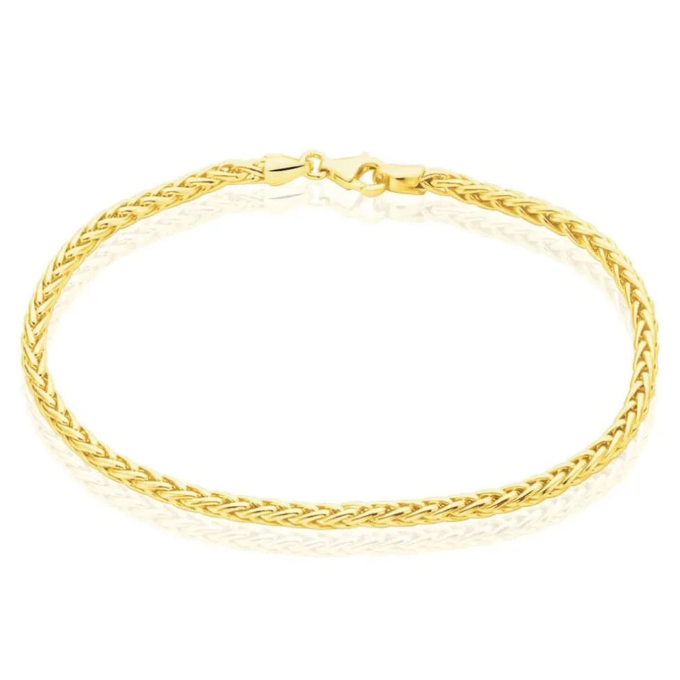 Bracelet Jany Maille Palmier Or Jaune