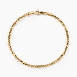 Bracelet Jany Maille Palmier Or Jaune