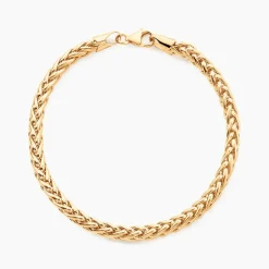 Bracelet Jany Maille Palmier Or Jaune