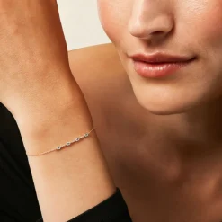 Bracelet Jardin Secret Or Jaune Topaze Oxyde De Zirconium