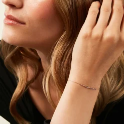 Bracelet Jardin Secret Or Jaune Améthyste Oxyde De Zirconium