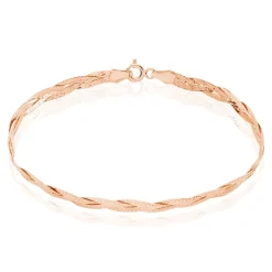 Bracelet Jasmin Tresse Or Rose