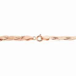 Bracelet Jasmin Tresse Or Rose