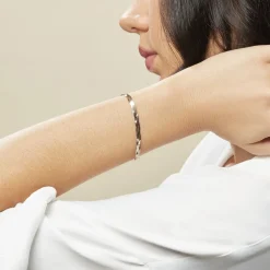 Bracelet Jasmin Tresse Or Tricolore