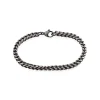 Bracelet Jasone Maille Franco Acier Gris