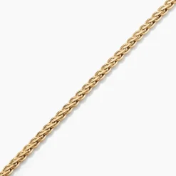 Bracelet Jayna Maille Palmier Or Jaune