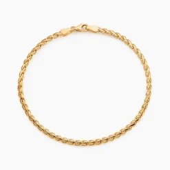 Bracelet Jayna Maille Palmier Or Jaune