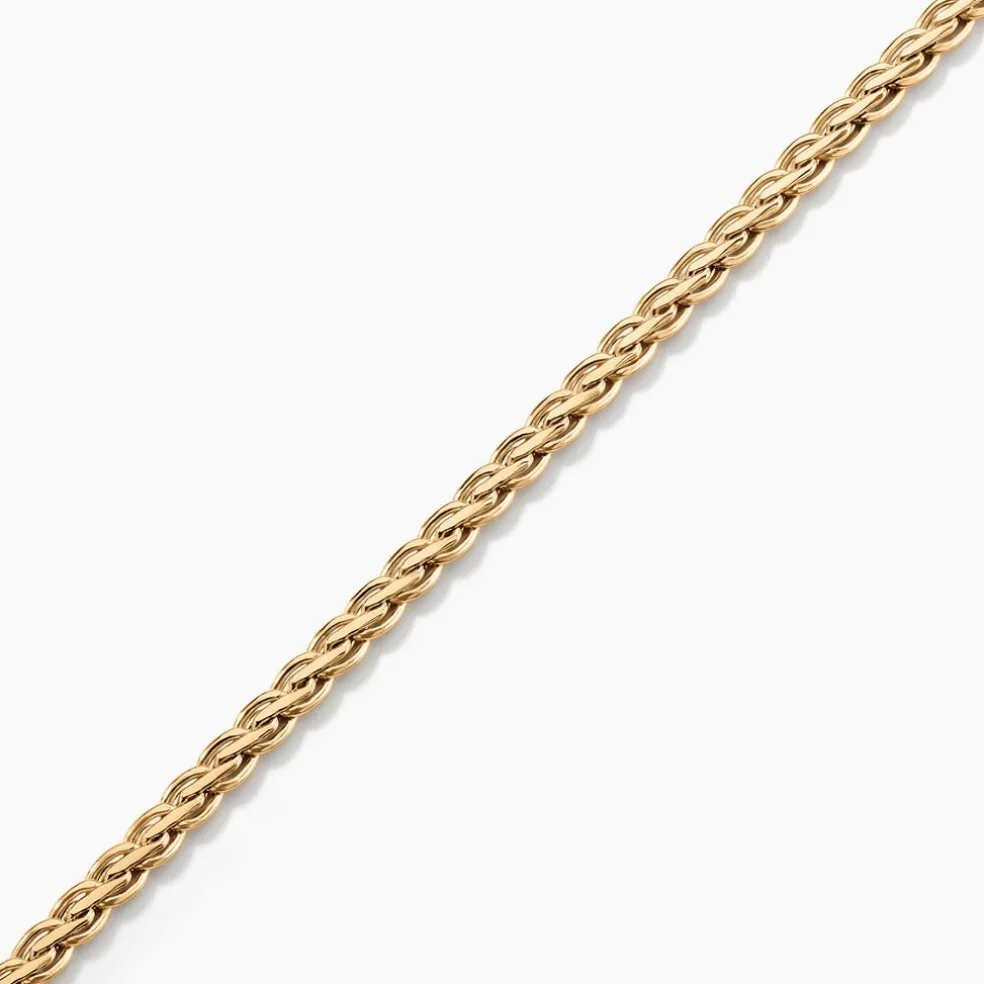 Bracelet Jayna Maille Palmier Or Jaune