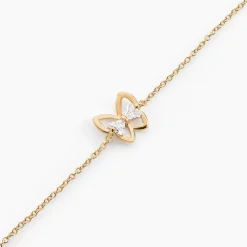 Bracelet Jelissa Plaqué Or Jaune Oxyde De Zirconium