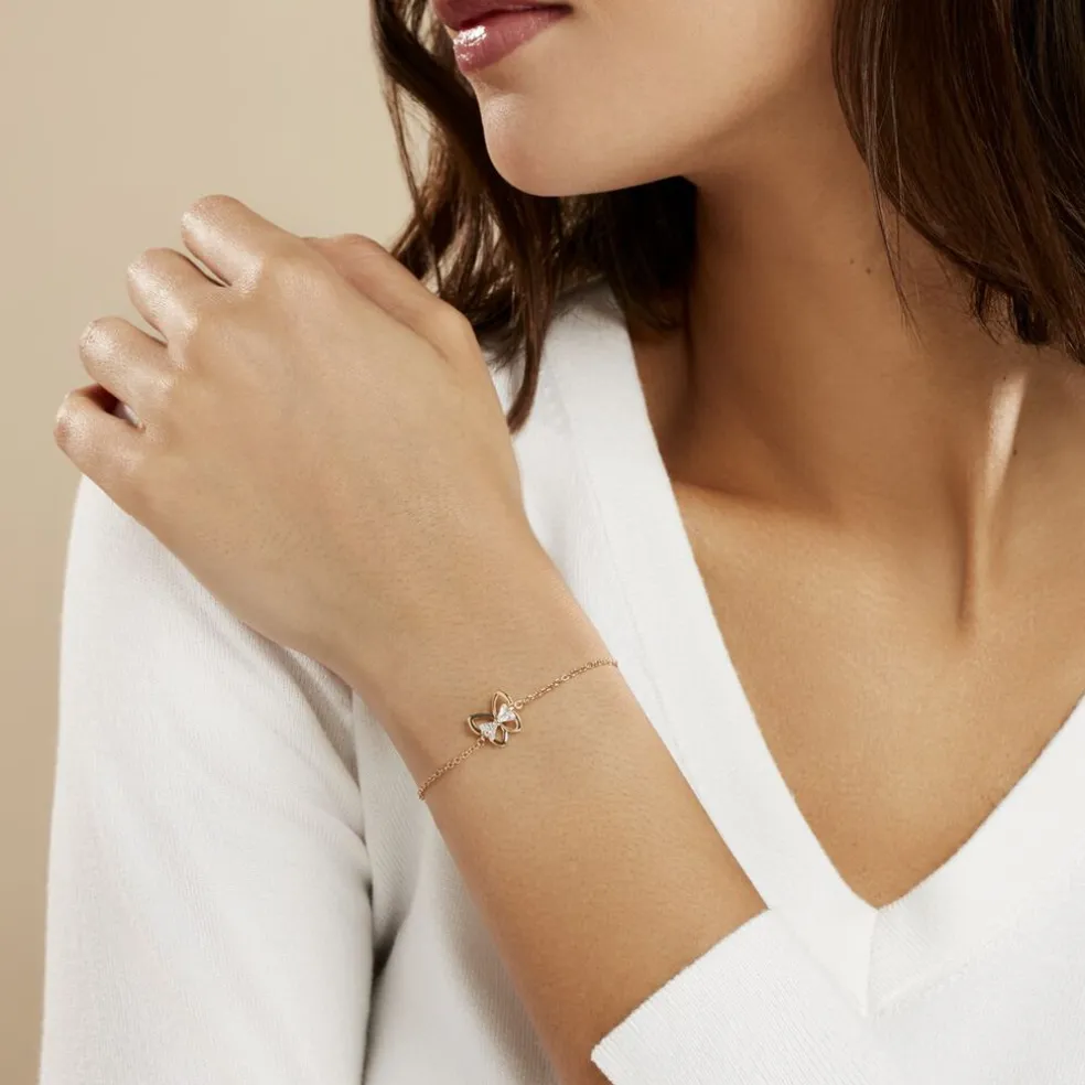 Bracelet Jelissa Plaqué Or Jaune Oxyde De Zirconium