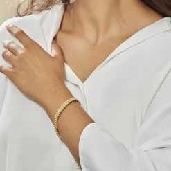 Bracelet Jerry Maille Corde Or Jaune