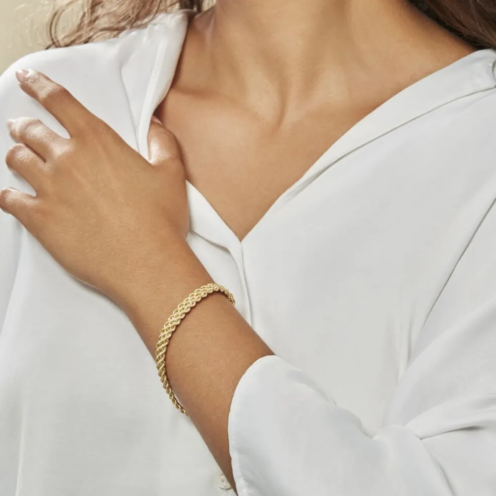 Bracelet Jerry Maille Corde Or Jaune
