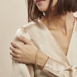 Bracelet Jerry Maille Corde Or Jaune