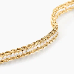 Bracelet Jerry Maille Corde Or Jaune