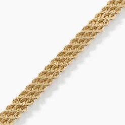 Bracelet Jerry Maille Corde 3 Rangs Or Jaune
