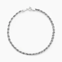 Bracelet Jerry Maille Corde Or Blanc