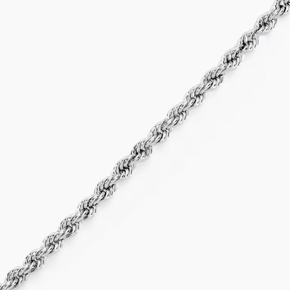 Bracelet Jerry Maille Corde Or Blanc