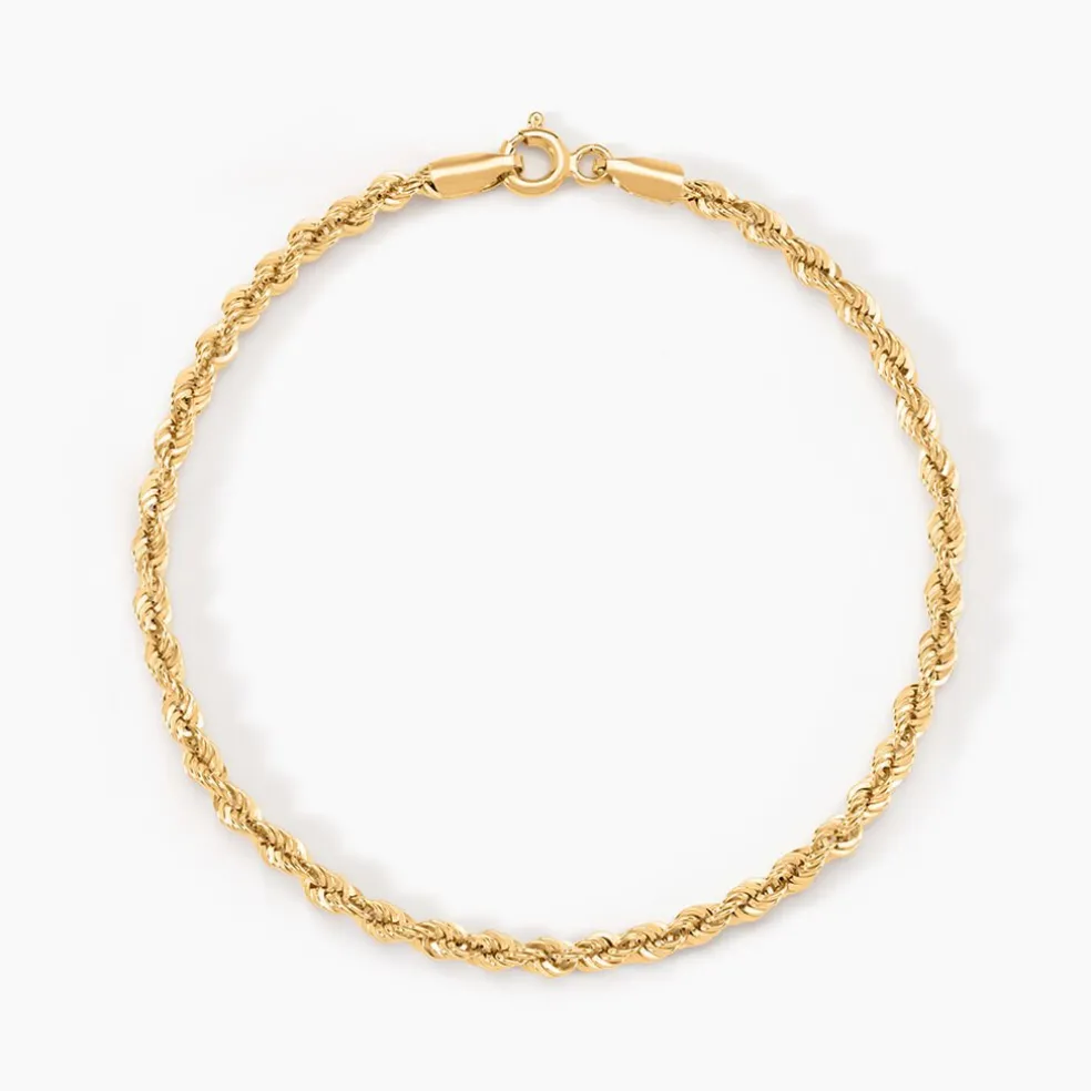 Bracelet Jerry Maille Corde Or Jaune