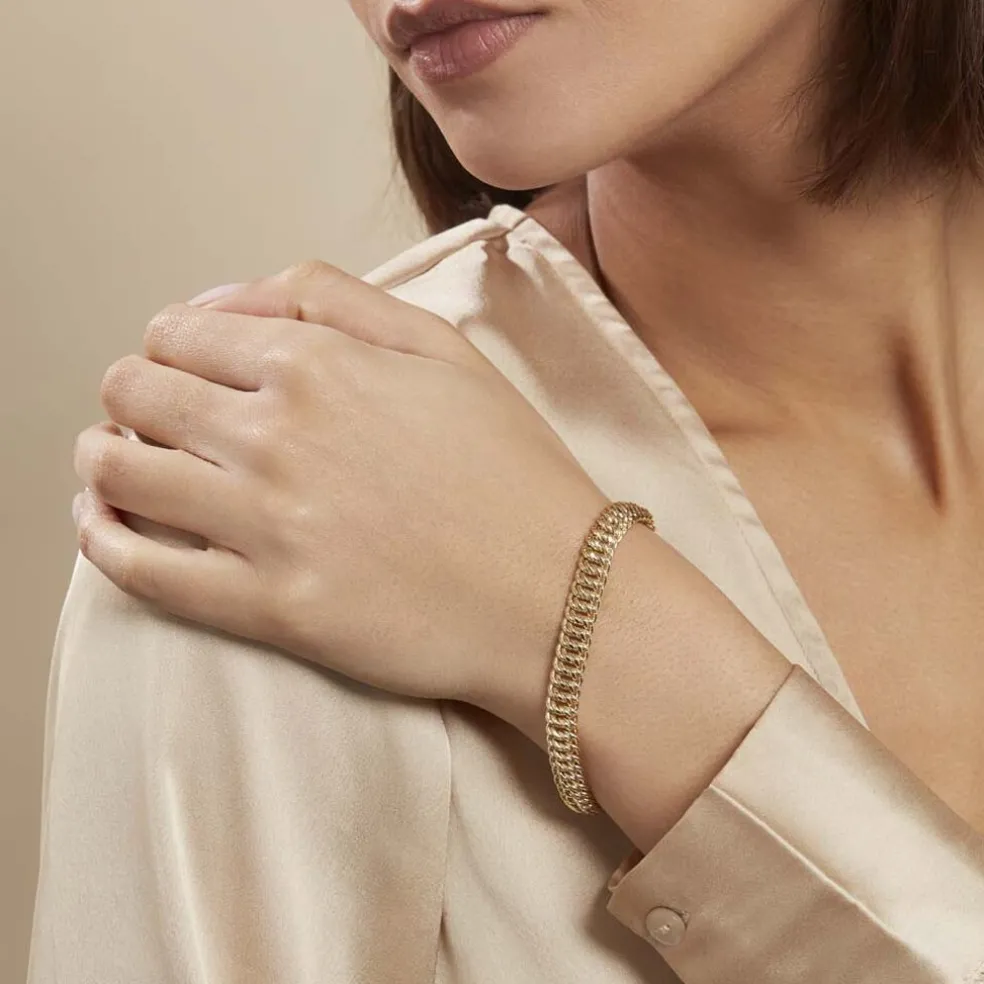Bracelet Jimmy Maille Americaine Or Jaune
