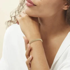 Bracelet Jimmy Maille Americaine Or Jaune