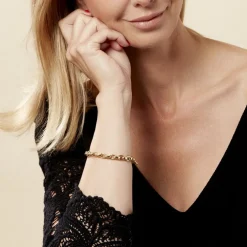 Bracelet Jodie Maille Jaseron Or Jaune